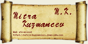 Mitra Kuzmančev vizit kartica